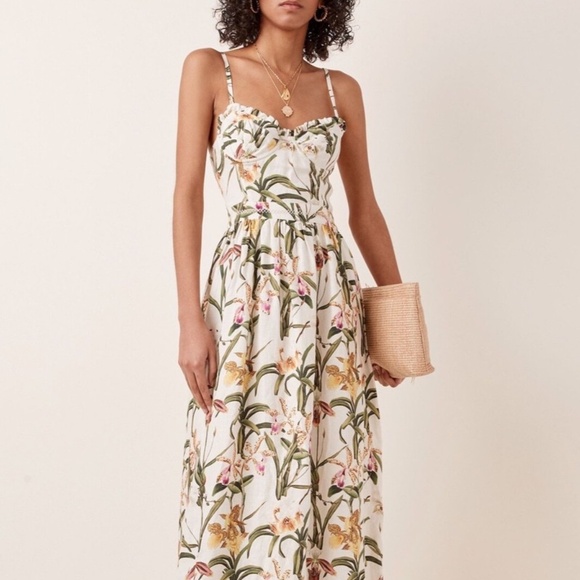 Agua by Agua Bendita Acacia Floral Maxi Dress - Picture 1 of 3